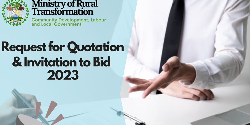 Open Now: Request for Quotation & Invitation to Bid 2023
